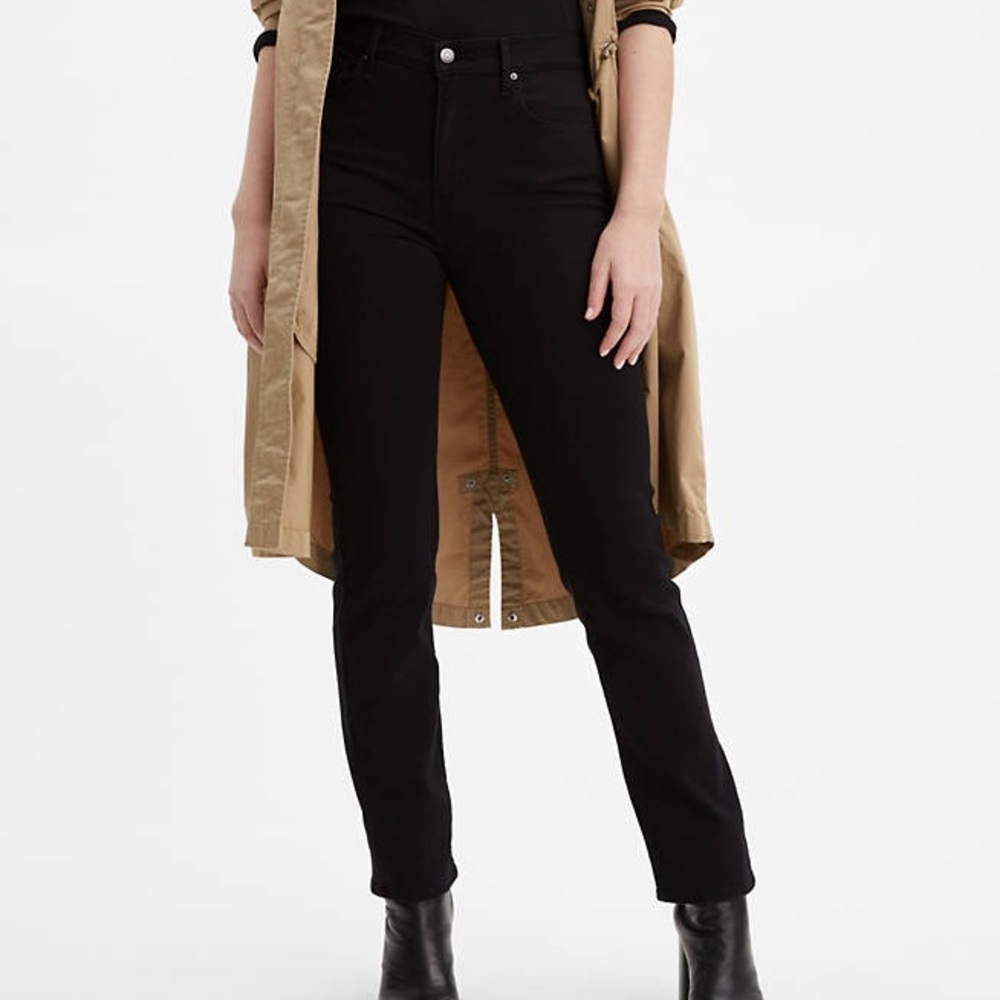 Levis 724s High rise straight jeans
